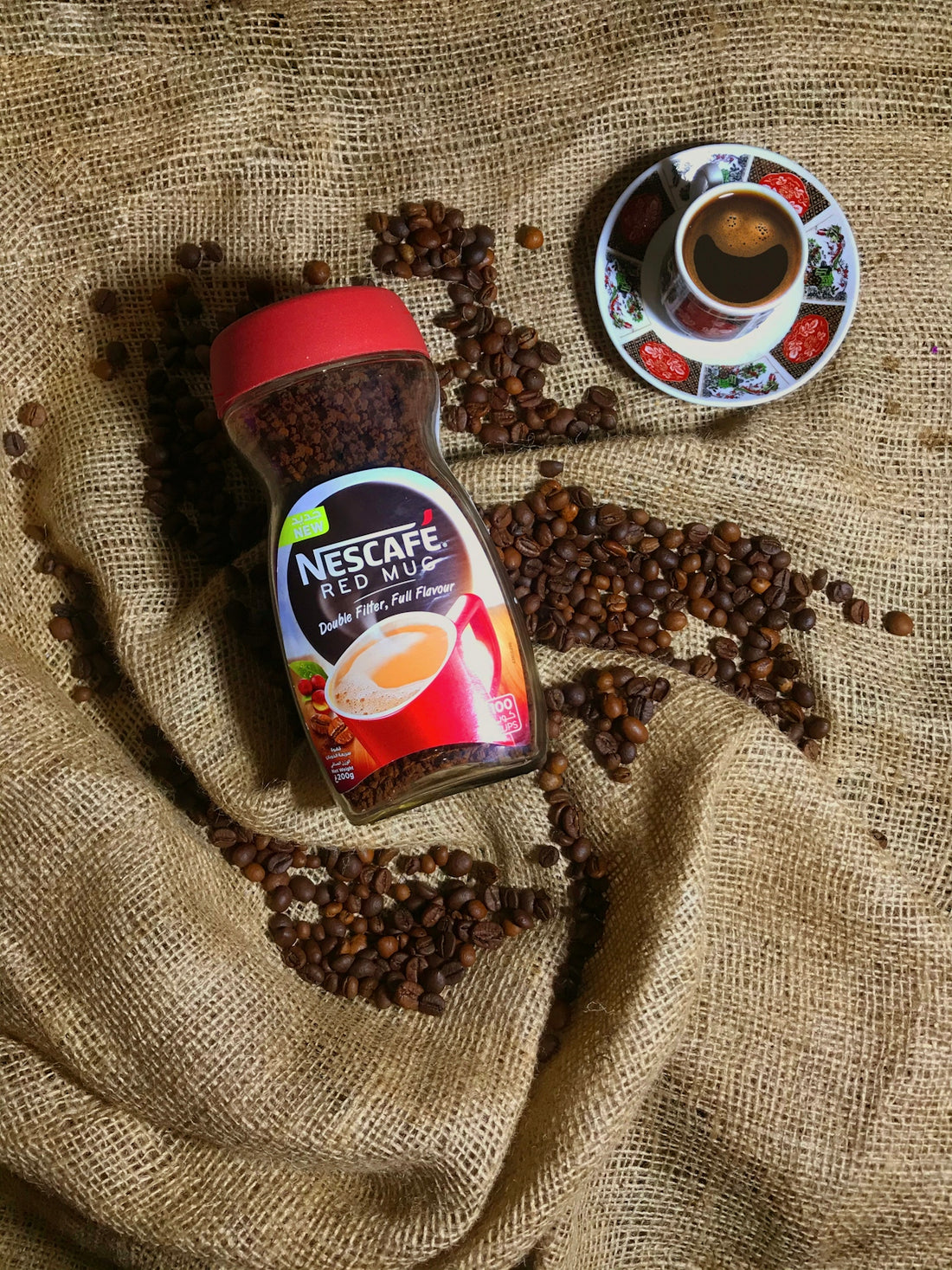 brown coffee beans on brown textile