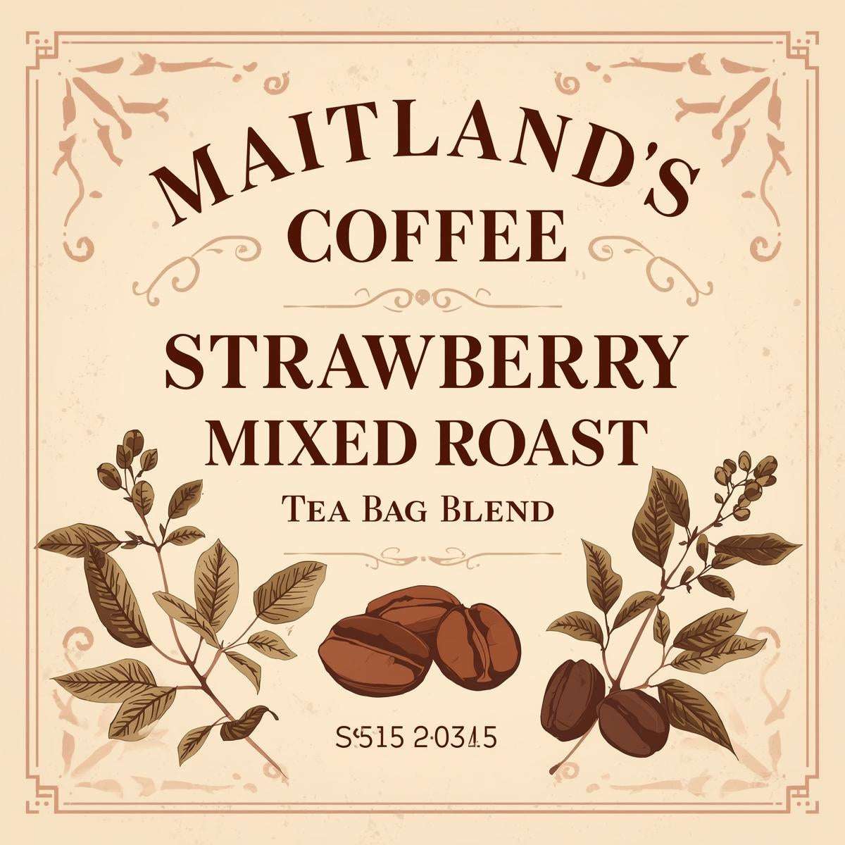 Mixed roast medium blend strawberry