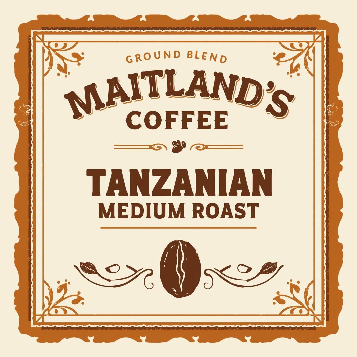 Tanzanian coffee ground